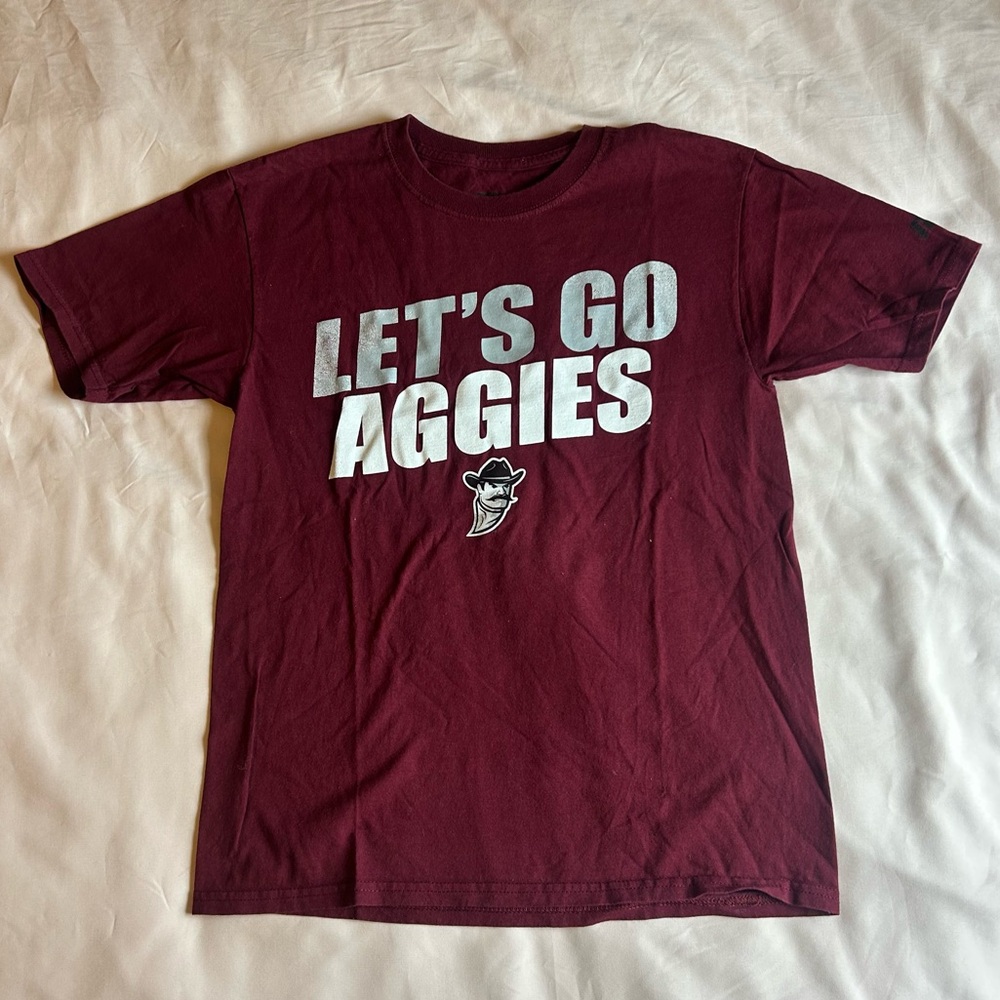 Russell New Mexico State Aggies Burgundy T-Shirt – Size Small